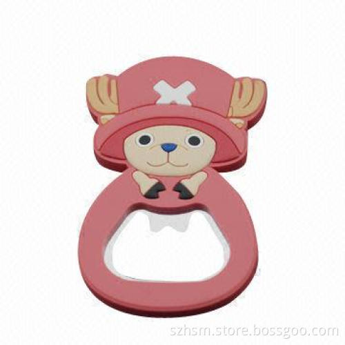 Famous Cartoon Magnetic Bottle Opener, Measures 8x6x1cm